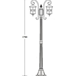 Садово-парковый светильник серии  Frankfurt 15858А 18