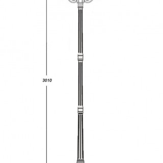 Садово-парковый светильник серии Genova 88110 A 21