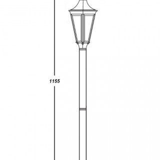 Садово-парковый светильник серии Leeds 91606