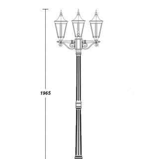 Садово-парковый светильник серии Leeds 91608 B