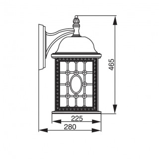 Садово-парковый светильник серии London 64802 L