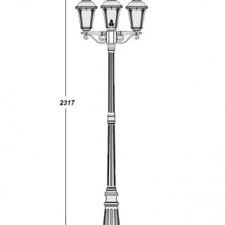 Садово-парковый светильник серии Munich 79759 S B gb