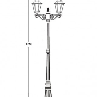 Садово-парковый светильник серии Petersburg 79809 M A