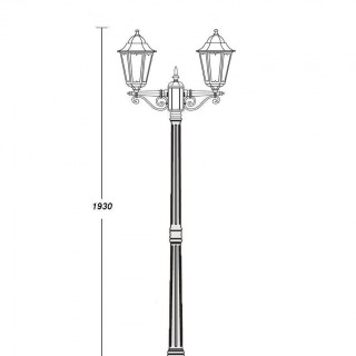 Садово-парковый светильник серии Petersburg 79808 M A w