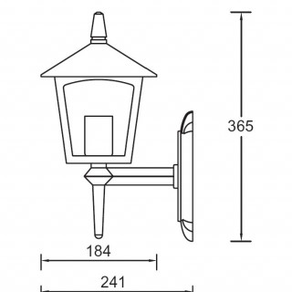 Садово-парковый светильник серии Praga 15901 S