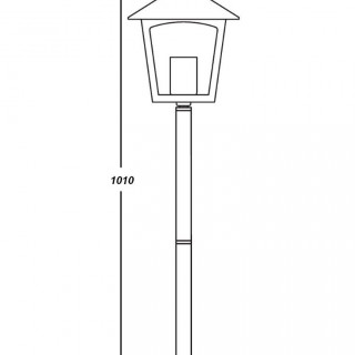 Садово-парковый светильник серии Praga 15906