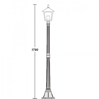 Садово-парковый светильник серии Praga 15908