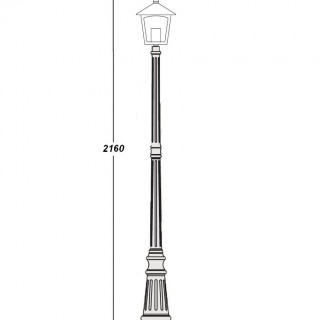 Садово-парковый светильник серии Praga 15909