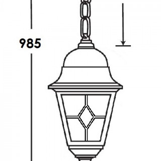 Садово-парковый светильник серии Quadro 79905 M lgG