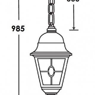 Садово-парковый светильник серии Quadro 79905 M lgY