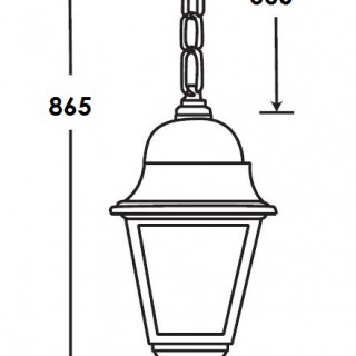 Садово-парковый светильник серии Quadro 79905 S bl