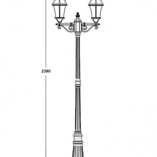 Садово-парковый светильник серии Rome 95209 L A