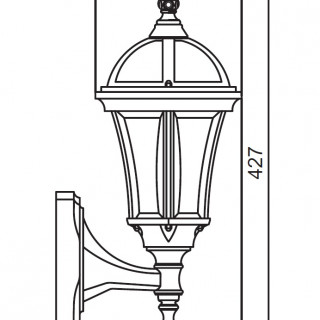 Садово-парковый светильник серии Rome 95201 S/ 04