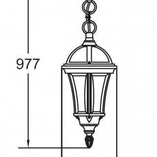 Садово-парковый светильник серии Rome 95205 S