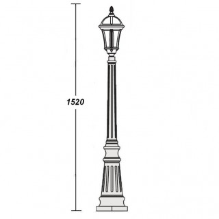 Садово-парковый светильник серии Rome 95211 S