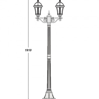Садово-парковый светильник серии Rome 95208 S A gb