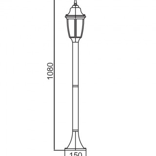 Садово-парковый светильник серии Sheffield 91706