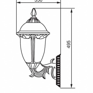 Садово-парковый светильник серии St.Louis 89101 L 15