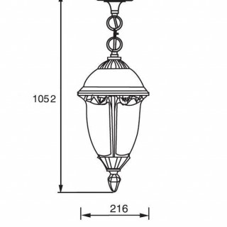 Садово-парковый светильник серии St.Louis 89105 L