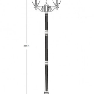 Садово-парковый светильник серии St.Louis 89110 A L 18