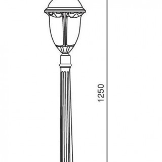 Садово-парковый светильник серии St.Louis 89107 L тт
