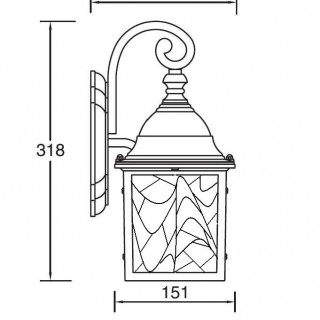 Садово-парковый светильник серии 64302A