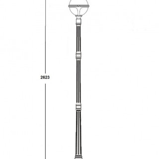 Садово-парковый светильник серии Vena 88410 18 opal