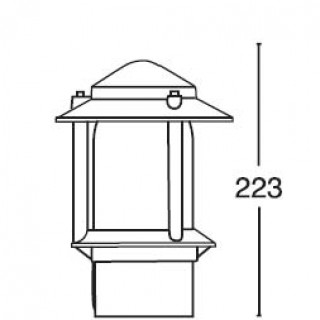 Садово-парковый светильник серии BRISBANE 67220-1000