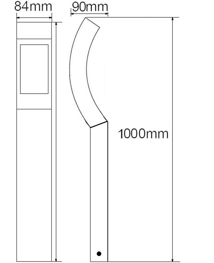 Садово-парковый светильник серии COBRA ll W2143-1000