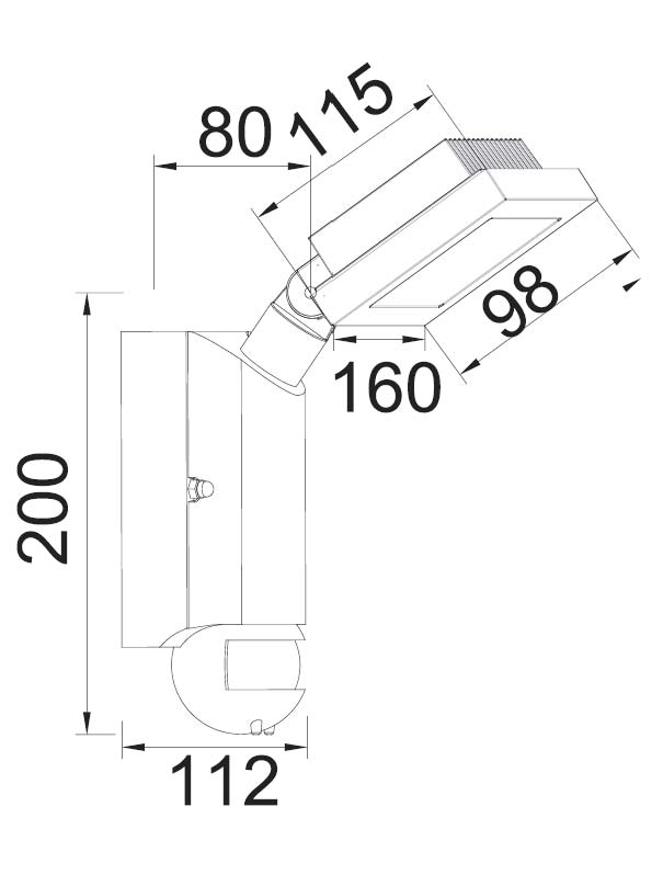 Садово-парковый светильник серии PROJEСTOR W6101S-PIR