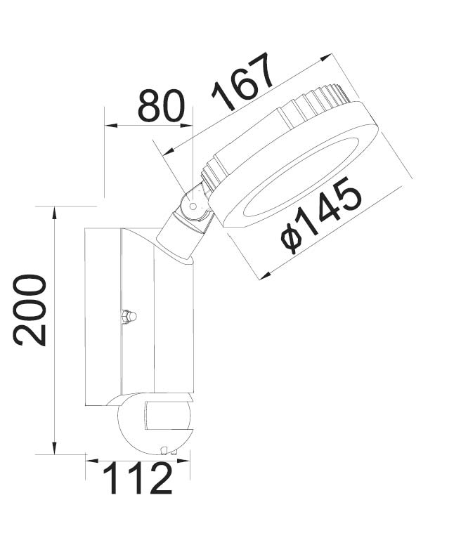 Садово-парковый светильник серии PROJEСTOR W6102S-PIR
