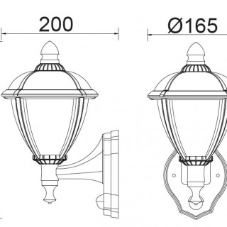 Садово-парковый светильник серии UNITE W2601-PIR