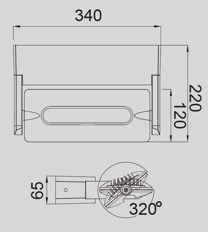 Садово-парковый светильник серии Ledspot W6144-1