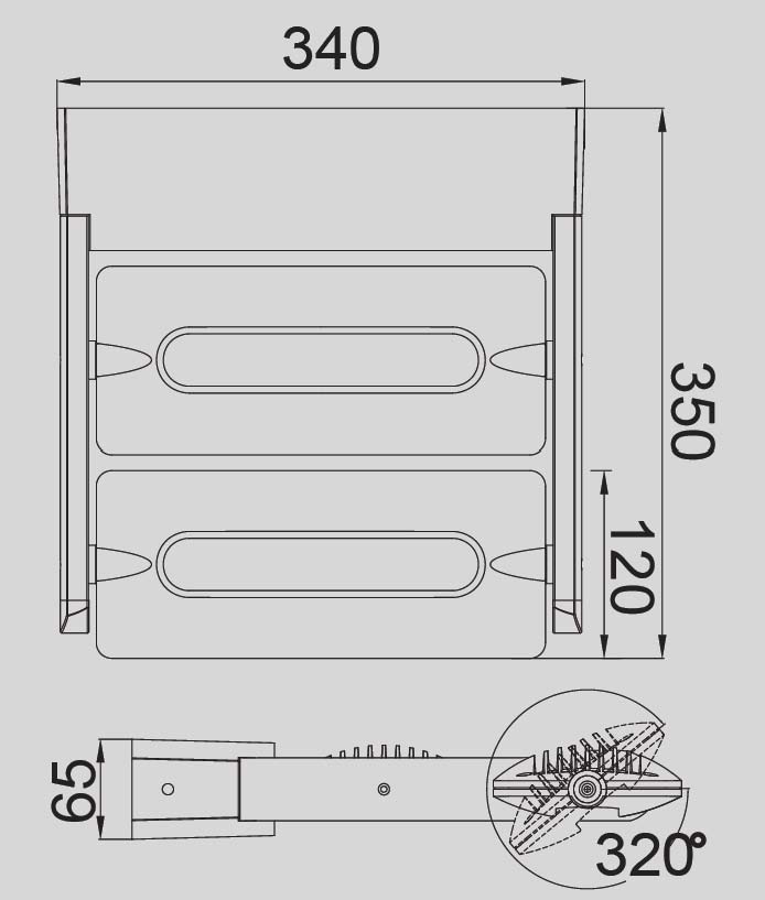 Садово-парковый светильник серии Ledspot W6144-2
