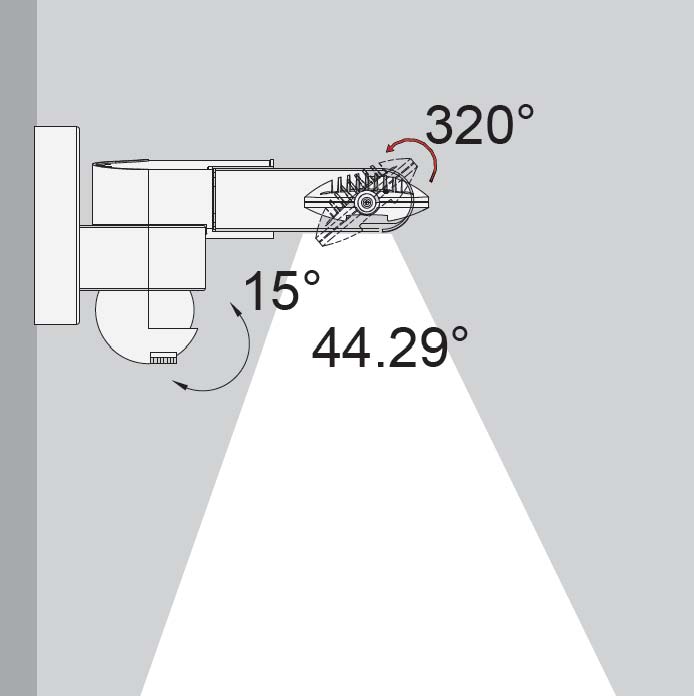 Садово-парковый светильник серии Ledspot W6144S-1 PIR