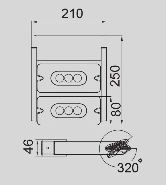 Садово-парковый светильник серии Ledspot W6144S-2
