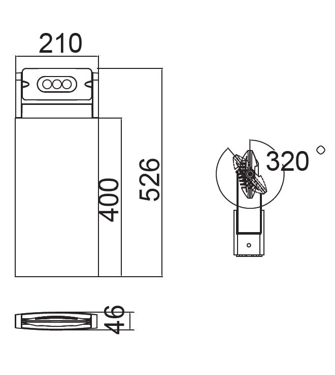 Садово-парковый светильник серии Ledspot W6146S-1-526