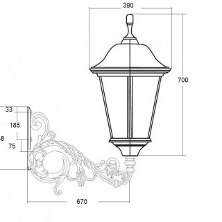 Садово-парковый светильник серии Bremen 79825 AU