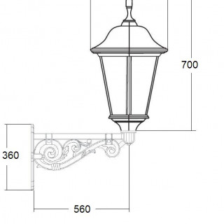 Садово-парковый светильник серии Bremen 79825 BRC