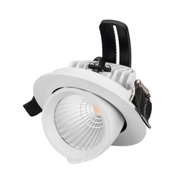 Светильник LTD-EXPLORER-R100-12W Warm3000 (WH, 38 deg) (ARL, IP20 Металл, 3 года)